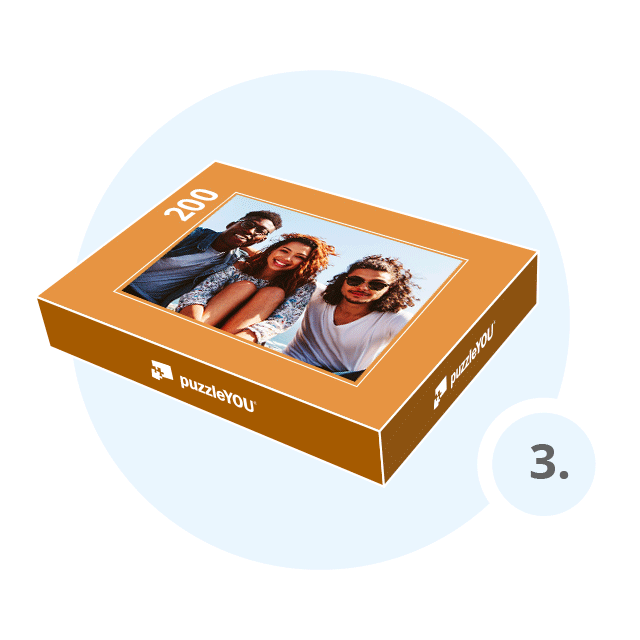 Criar um puzzle de fotografias de 200 peças - passo 3