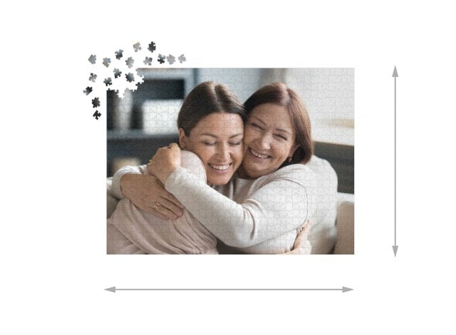 Tamanho, quando montado