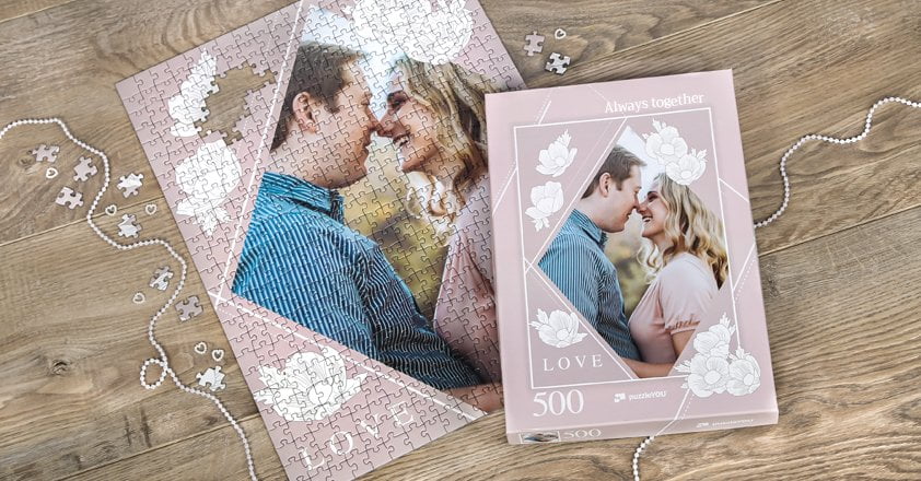 Colagem de puzzle fotográfico