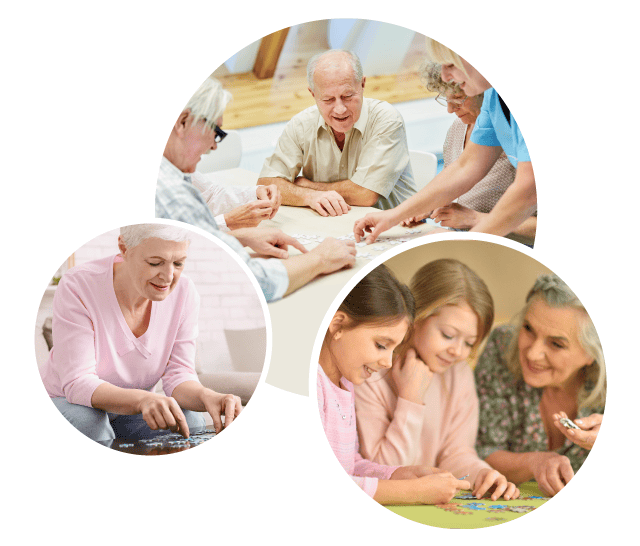 Puzzle XXL para idosos com peças grandes
