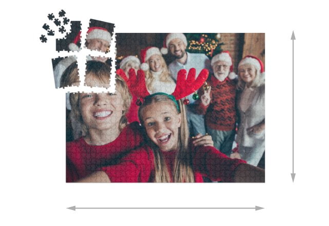 Tamanho, quando montado