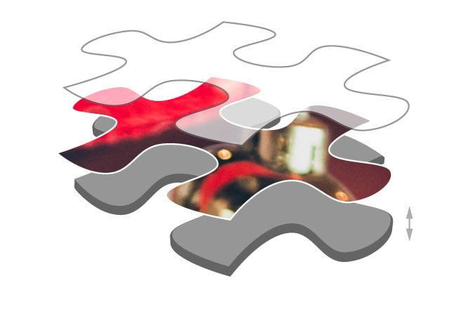 Espessura das peças do puzzle