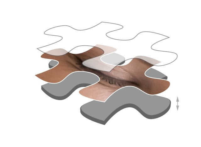 Espessura das peças do puzzle