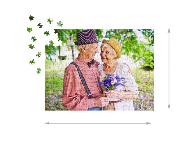 Tamanho, quando montado